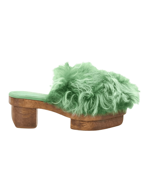 Cult Gaia Anja Shearling Clog | Steven Dann