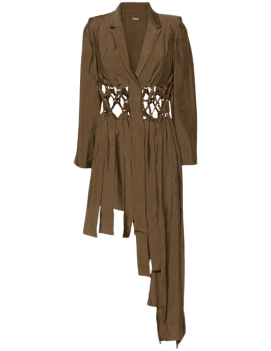 Cult Gaia - Cult Gaia Elana Asymmetrical Midi Dress - Buy Online