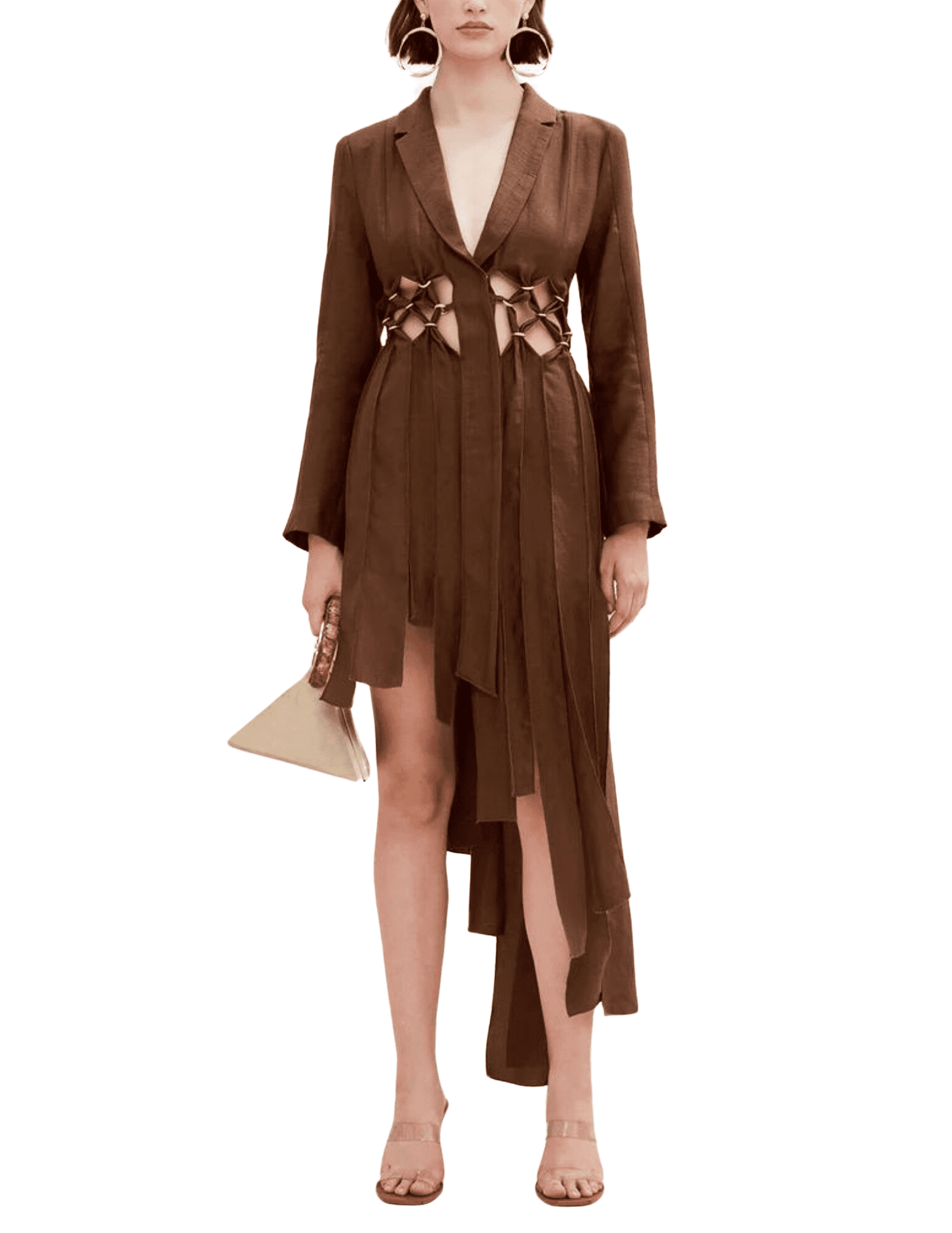 Cult Gaia - Cult Gaia Elana Asymmetrical Midi Dress - Buy Online