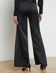 L'Agence Pilar Silk Wide Leg Pant