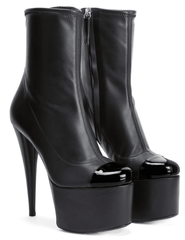 Giuseppe Zanotti GZ-Yana Leather Platform Ankle Boot