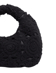 St. Barths La Robe Crochet Twist Handle Handbag