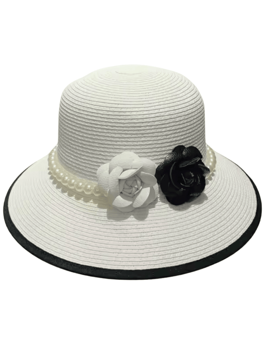 Fleur de Camélia Pearl Camellia Cloche Sun Hat