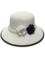 Fleur de Camélia Pearl Camellia Cloche Sun Hat