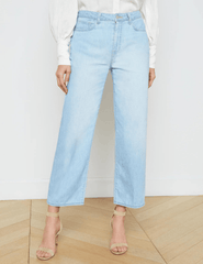 L'Agence June High Rise Cropped Stovepipe Jean