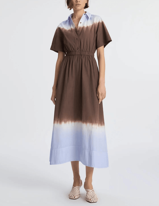 A.L.C. Demi Dip Dye Midi Dress