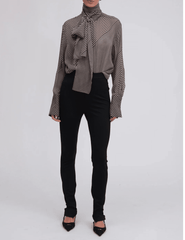 Ronny Kobo Tawny Long Sleeve Blouse