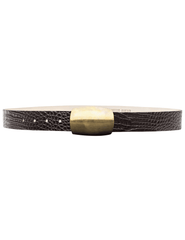 L'AGENCE Milou Domed Buckle Belt