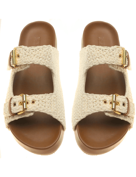 Mystique Newport Crochet Slide Sandal