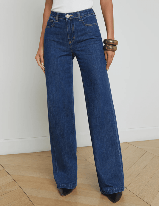 L'Agence Clayton High Rise Wide Leg Jean