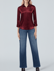 PRE-ORDER-L'AGENCE Dani Three Quarter Sleeve Blouse