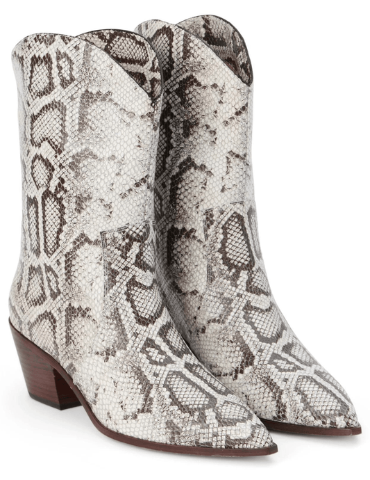 L'Agence Claude Classic Western Leather Boot