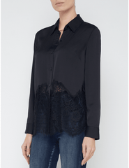 L'Agence Adalee Lace Insert Blouse