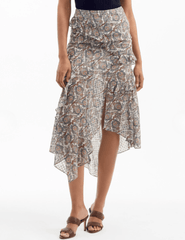 Veronica Beard - PRE-ORDER-Veronica Beard Eleonora Asymmetrical Midi Skirt - Buy Online