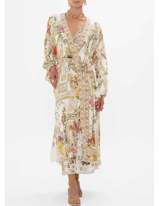 Camilla Blouson Sleeve Layer Kimono