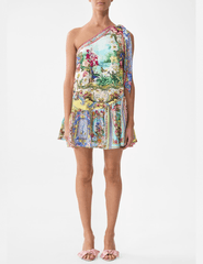 Camilla Tie One Shoulder Mini Dress