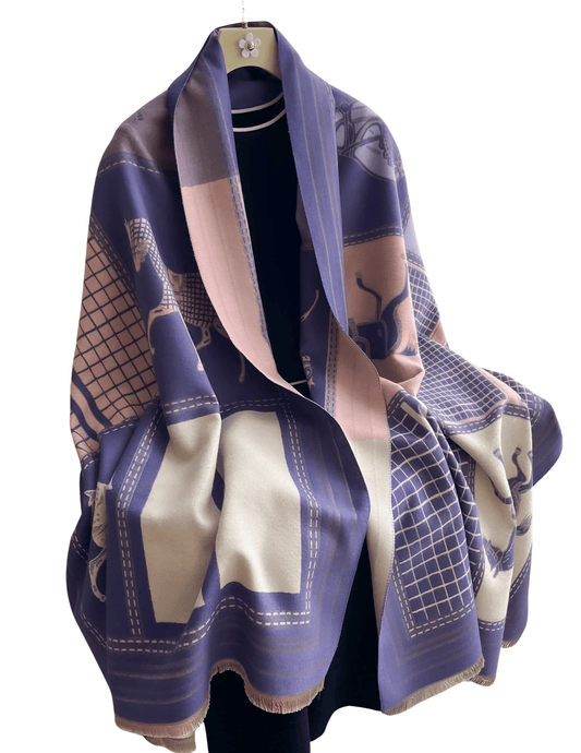 Austin Blaze Equestrian Cashmere Scarf