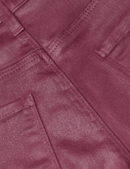 L'Agence - L'AGENCE Kendra High Rise Cropped Coated Jeans in Deep Mauve - Buy Online