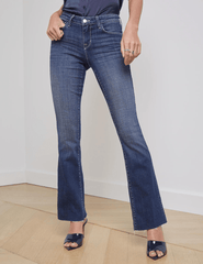 L'Agence Sneeki Low Rise Straight Leg Jean