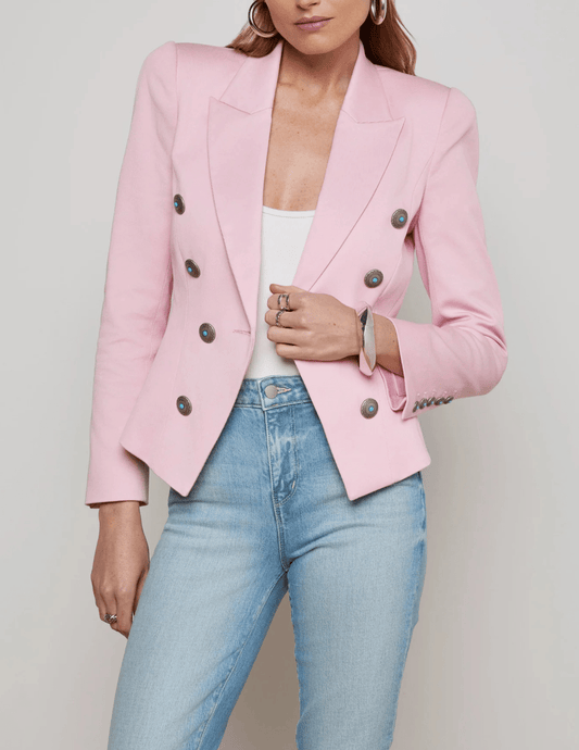 L'Agence Bethany Structured Tapered Blazer