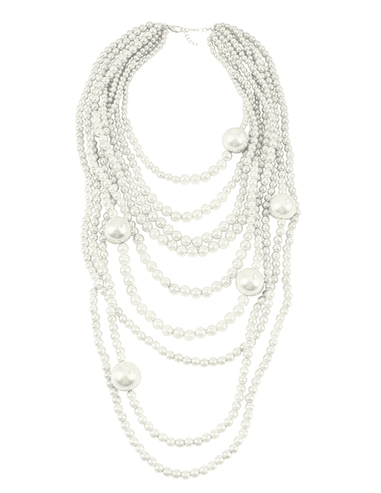 Fleur de Camélia Ivy Oversized Pearl Necklace