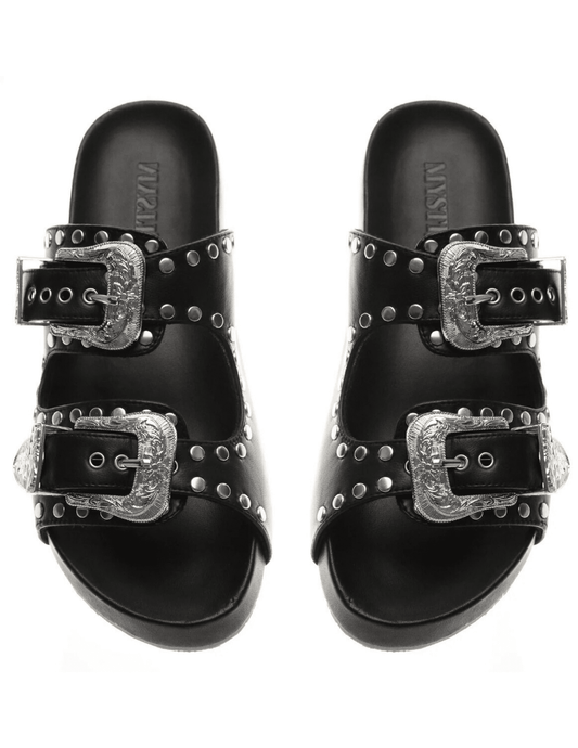 Mystique Tennessee Studded Slide Sandal