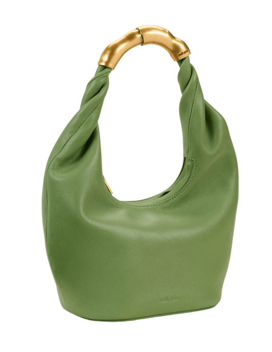 Cult Gaia Meerah Leather Top Handle Bag