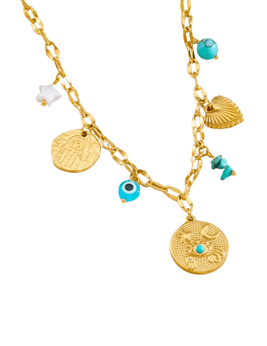 Austin Blaze Nazar Charm Necklace