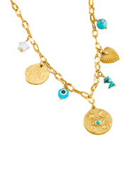 Austin Blaze Nazar Charm Necklace