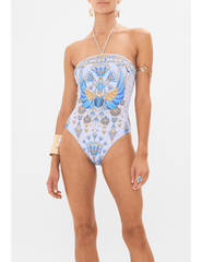 Camilla Bandeau One Piece Halter Swimsuit