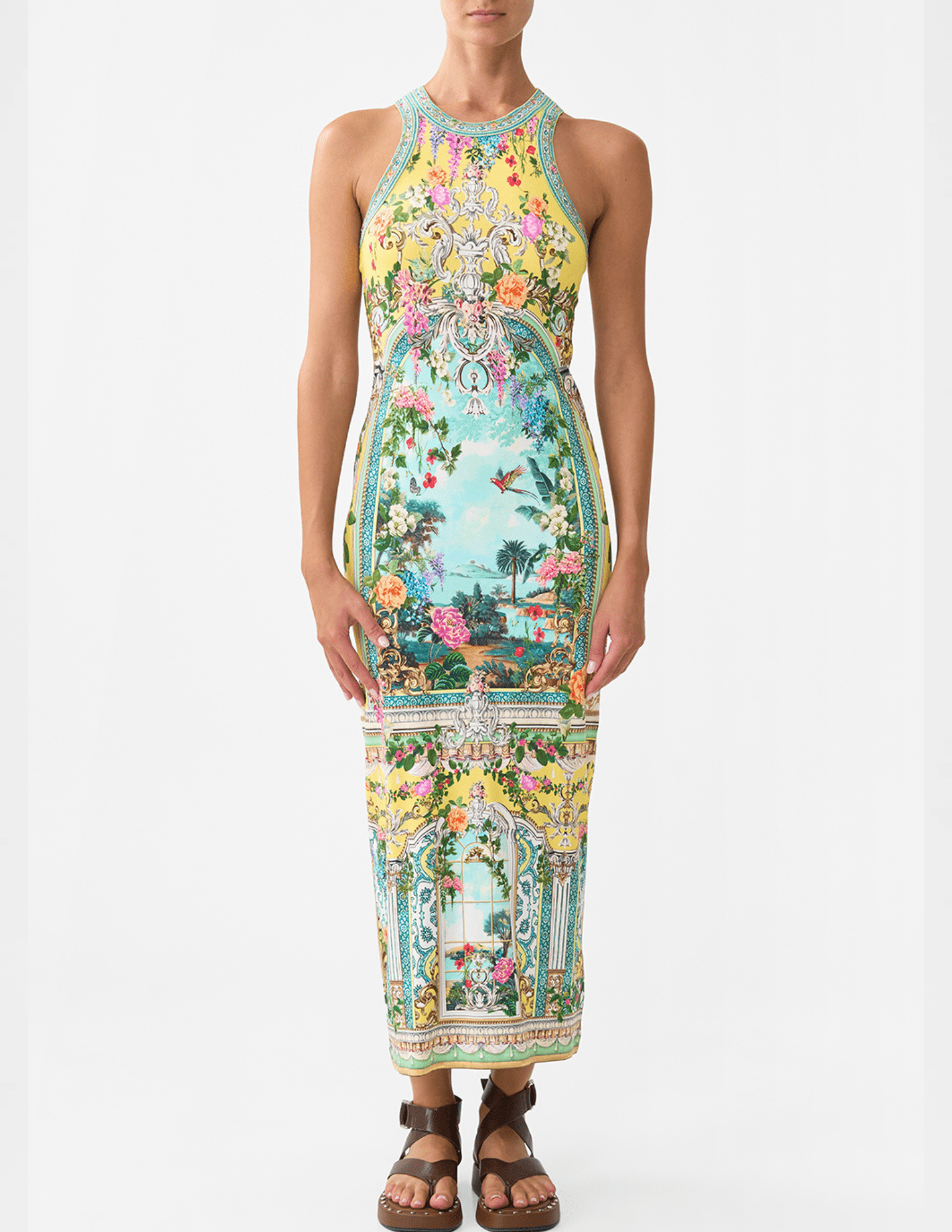 Camilla - PRE-ORDER-Camilla Jersey Tank Midi Dress - Buy Online