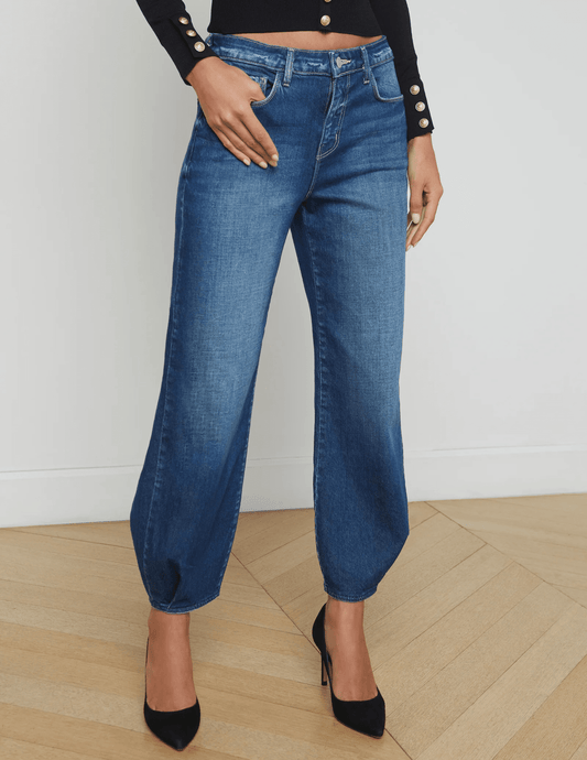 L'Agence Krista High Rise Tapered Leg Jean