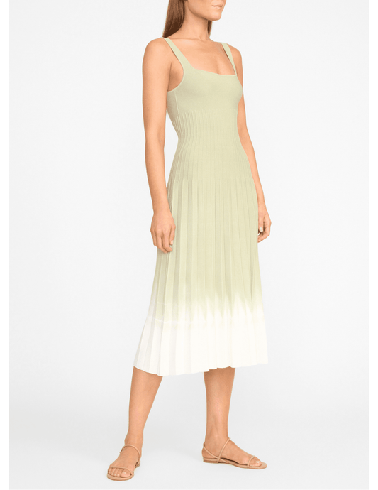 STAUD Ellison Knit Midi Dress