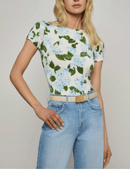 L'Agence - L'AGENCE Ressi Crew Neck Tee - Buy Online