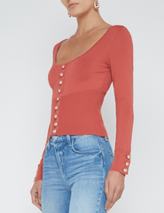 PRE-ORDER-L'Agence Lanetta Scoop Neck Topigan