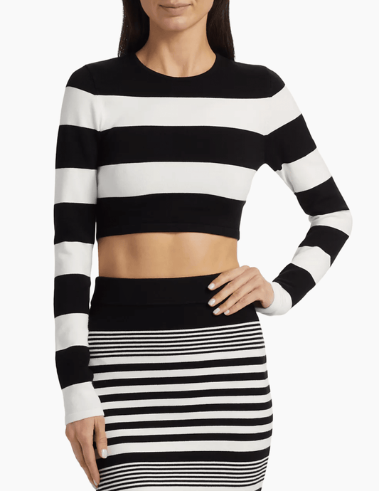 Ronny Kobo Kelani Knit Cropped Top