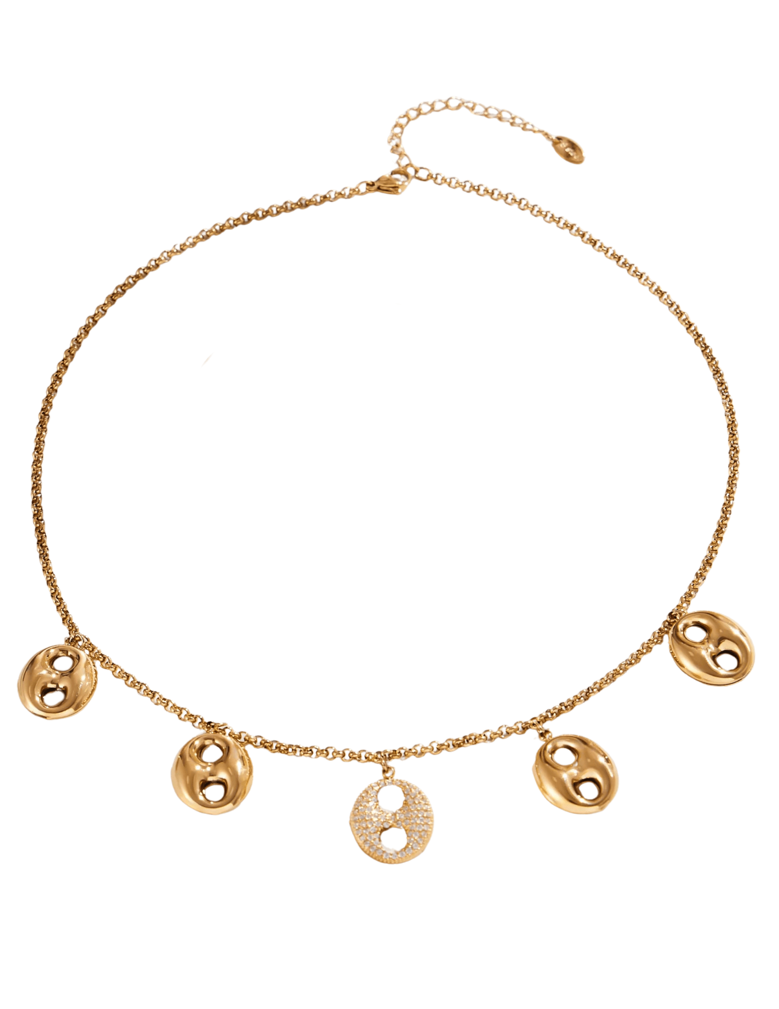 Austin Blaze - PRE-ORDER-Austin Blaze Lisette Pig Nose Necklace in Gold - Buy Online
