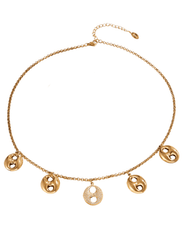Austin Blaze - PRE-ORDER-Austin Blaze Lisette Pig Nose Necklace in Gold - Buy Online