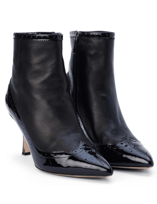 L'Agence Ember Patent Oxford Bootie