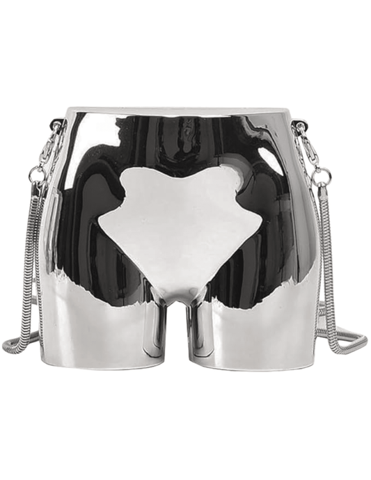 PRE-ORDER-Austin Blaze Jenny Metallic Body Clutch in Silver