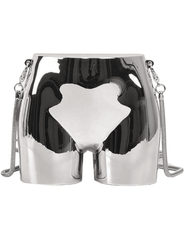 Austin Blaze Jenny Metallic Body Clutch in Silver