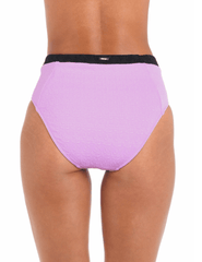 PRE-ORDER-L'Agence Vanessa Color-Block High Waisted Bikini Bottom