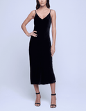 L'Agence Seridie Midi Slip Dress