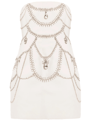 Simkhai Arta Bustier Embellished Mini Dress