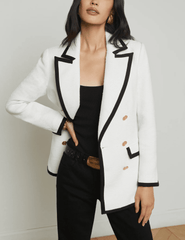 L'Agence Aimee Double Breasted Boyfriend Blazer