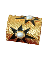 Fleur de Camélia Vintage Star Pearl Cuff