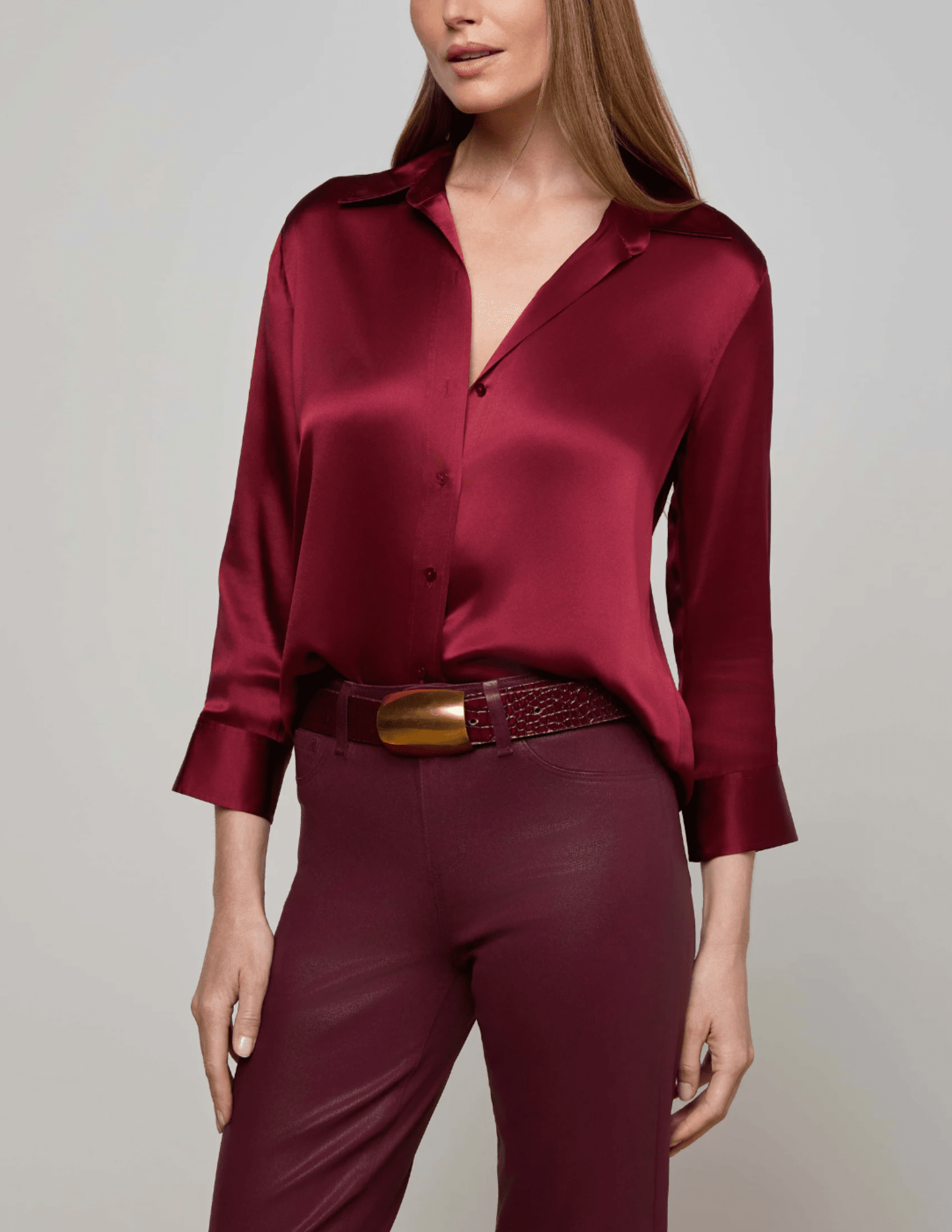 L'Agence - L'AGENCE Dani Three Quarter Sleeve Blouse - Buy Online