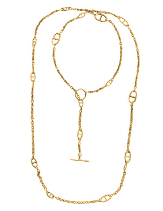 Austin Blaze Dainty Link Toggle Necklace 110cm