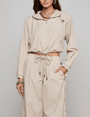 L'Agence Bronwyn Cropped Windbreaker