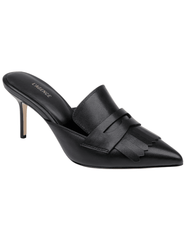 L'Agence Bijou Kiltie Loafer Mule Pump